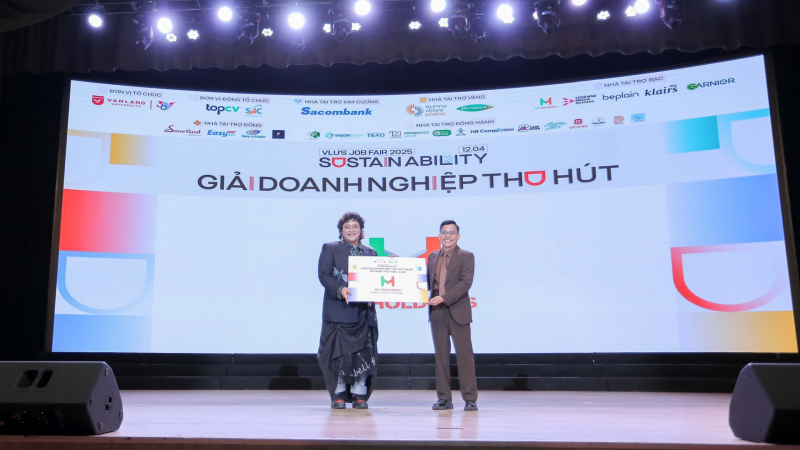 HV Holdings Vinh Dự Nhận Giải Thưởng "Doanh Nghiệp Thu Hút Nhất" tại Job Fair’s 2025